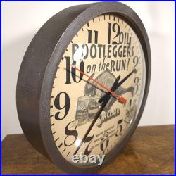VINTAGE Folk Art Sinclair Motor Oil Glass Face Clock Sign Advertising VINTAGE Folk Art Sinclair Motor Oil Glass Face Clock Sign Advertising