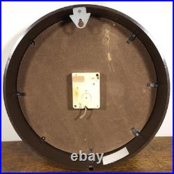 VINTAGE Folk Art Sinclair Motor Oil Glass Face Clock Sign Advertising