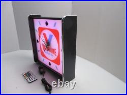 Valvoline Motor Oil LED light up Advertising wall clock Brand New