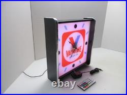 Valvoline Motor Oil LED light up Advertising wall clock Brand New