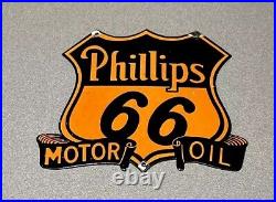 Vintage 12 Rare Phillips Motor Oil Porcelain Sign Car Gas Truck