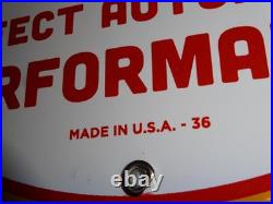 Vintage 1936 Shell & Texas Pacific Motor Oil & Gasoline Porcelain Metal Sign Lot