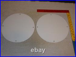 Vintage 1936 Shell & Texas Pacific Motor Oil & Gasoline Porcelain Metal Sign Lot