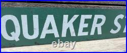 Vintage 22 Quaker State Motor Oil Metal Advertising Sign/Door Push Rack Sign Vintage 22 Quaker State Motor Oil Metal Advertising Sign/Door Push Rack Sign