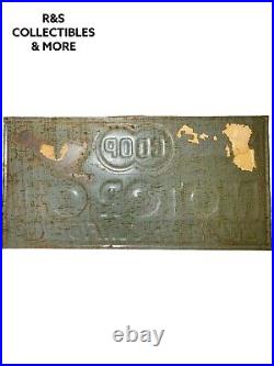 Vintage Advertising Sign- Co-op Motor Oil Sign-vintage Service Station- Gas /oil