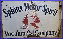 Vintage Arabic Sphinx motor oil Porcelain Enamel Sign