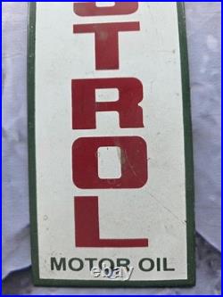 Vintage Ask For Castrol Motor Oil Porcelain Sign 12×4