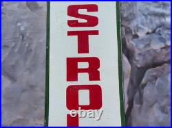 Vintage Ask For Castrol Motor Oil Porcelain Sign 12×4
