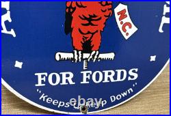 Vintage Atlantic Gasoline Porcelain Sign Gas Station Pump Plate Motor Oil