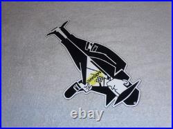 Vintage Bardahl Motor Oil Additive Burglar Thief 12 Metal Gasoline Sign! Racing