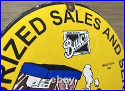 Vintage Buick Porcelain Dealership Sign Authorized Service Gas Station Motor Oil Vintage Buick Porcelain Dealership Sign Authorized Service Gas Station Motor Oil