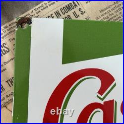 Vintage Castrol Motor Oil French 8x12 Inches Porcelain Enamel Sign