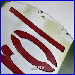 Vintage Castrol Motor Oil Wakefield Large Metal Advertising Sign 23 IN Layered