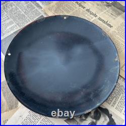 Vintage Castrol Wakefield Motor Oil 12 Inch Convex Porcelain Enamel Sign