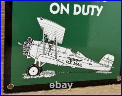 Vintage Cities Service Gasoline Porcelain Sign Gas Station Pump Motor Oil