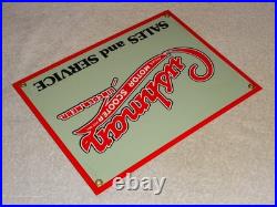 Vintage Cushman Motor Scooter Sales Service 1' Porcelain Metal Gasoline Oil Sign