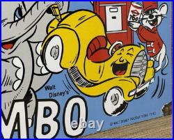 Vintage Diamond D-x Dumbo Porcelain Sign Motor Oil Gas Station Gasoline Service