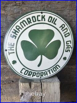 Vintage Diamond Shamrock Porcelain Sign Motor Oil Service Gas Station 12