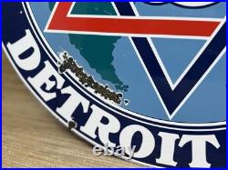 Vintage Dodge Brothers Porcelain Sign Gas Station Pump Plate Motor Oil Gasoline