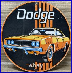 Vintage Dodge Charger Porcelain Sign Dealership Pump Plate Motor Oil Gasoline Vintage Dodge Charger Porcelain Sign Dealership Pump Plate Motor Oil Gasoline