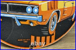 Vintage Dodge Charger Porcelain Sign Dealership Pump Plate Motor Oil Gasoline Vintage Dodge Charger Porcelain Sign Dealership Pump Plate Motor Oil Gasoline