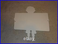 Vintage En-ar-co White Rose Motor Oil Canada Enarco Boy? Metal Gasoline Sign Vintage En-ar-co White Rose Motor Oil Canada Enarco Boy? Metal Gasoline Sign
