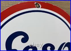 Vintage Esso Gasoline Porcelain Sign Gas Station Pump Plate Motor Oil Service Vintage Esso Gasoline Porcelain Sign Gas Station Pump Plate Motor Oil Service