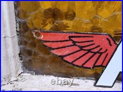 Vintage Flying A Porcelain Sign Motor Oil Gas Station Service Garage Die-cut