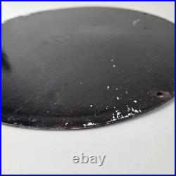 Vintage Ford Battery Sign Gas Motor Oil Pump Automotive Service Porcelain Sign