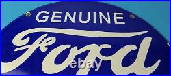 Vintage Ford Battery Sign Gas Motor Oil Pump Automotive Service Porcelain Sign