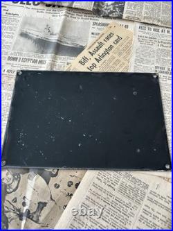 Vintage Golden Shell Motor Oil 8x12 Inches Porcelain Enamel Sign