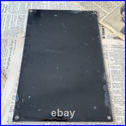 Vintage Golden Shell Motor Oil Service 8x12 Inches Porcelain Enamel Sign