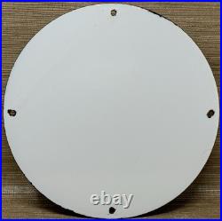 Vintage Hancock Gasoline Porcelain Sign Dealership Gas Station Motor Oil