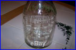 Vintage Havoline Motor Oil Gas Station Embossed Glass Bottle Jar Can Sign