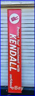 Vintage Horizontal Kendall Motor Oil Sign New Old Stock Approximately 73 X 13