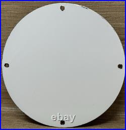 Vintage Husky Gasoline Porcelain Sign K-9 Gas Station Pump Plate Motor Oil Dog