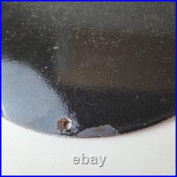 Vintage Idaho Gasoline Sign Indian Chief Gas Motor Oil Pump Porcelain Sign