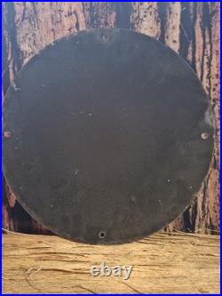 Vintage Indian Gasoline Porcelain Gas Pump Sign Motor Oil 12