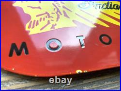 Vintage Indian Motorcycle Motor Oil Sales & Service Gasoline Gas Porcelain Sign Vintage Indian Motorcycle Motor Oil Sales & Service Gasoline Gas Porcelain Sign