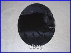 Vintage Johnson Time Tells Motor Oil Chicago Illinois 16.5 Porcelain Metal Sign