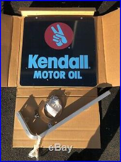 Vintage Kendall Motor Oil Double Sided Sign Brand New In Original Box