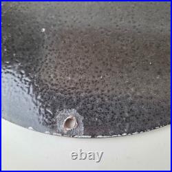 Vintage Kendall Motor Oil Sign Skiing Winter Sport Ad Gas Porcelain Sign