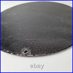 Vintage Kendall Motor Oil Sign Skiing Winter Sport Ad Gas Porcelain Sign