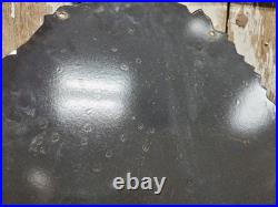 Vintage Lion Gasoline Porcelain Sign Old Motor Oil Midwest Gas Station Diecut