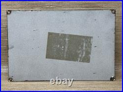 Vintage Lionell Electric Trains Porcelain Sign Gas Station Motor Oil Rail Road