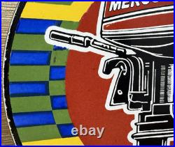 Vintage Mercury Outboard Motor Porcelain Sign Sales & Service Marine Gas Oil Vintage Mercury Outboard Motor Porcelain Sign Sales & Service Marine Gas Oil