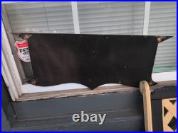 Vintage Mobil Porcelain Sign Old Us Motor Oil Gas Station Pegasus Peggy Mobiloil