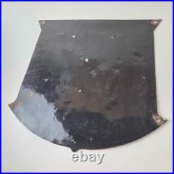 Vintage Mobil gas Sign Gasoline Advertisement Motor Oil Pump Porcelain Sign