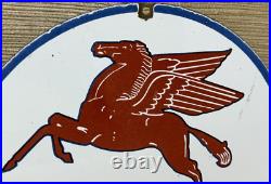 Vintage Mobilgas Marine Porcelain Sign Dealership Gas Station Mobil Motor Oil Vintage Mobilgas Marine Porcelain Sign Dealership Gas Station Mobil Motor Oil