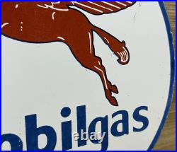 Vintage Mobilgas Marine Porcelain Sign Dealership Gas Station Mobil Motor Oil Vintage Mobilgas Marine Porcelain Sign Dealership Gas Station Mobil Motor Oil